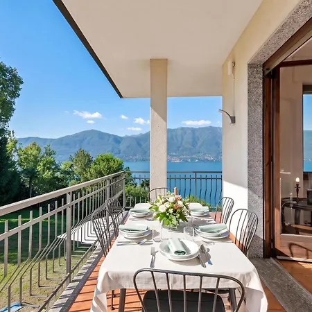 Casa Antonia: Lake Maggiore Villa With Private Pool - Happy Rentals Apartamento Porto Valtravaglia